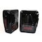 Race Sport 2 Jeep Jk 8W/250Lm Led Smoked Lens Black Taillight Replacements, PR RSJ10SLT - alternate 1